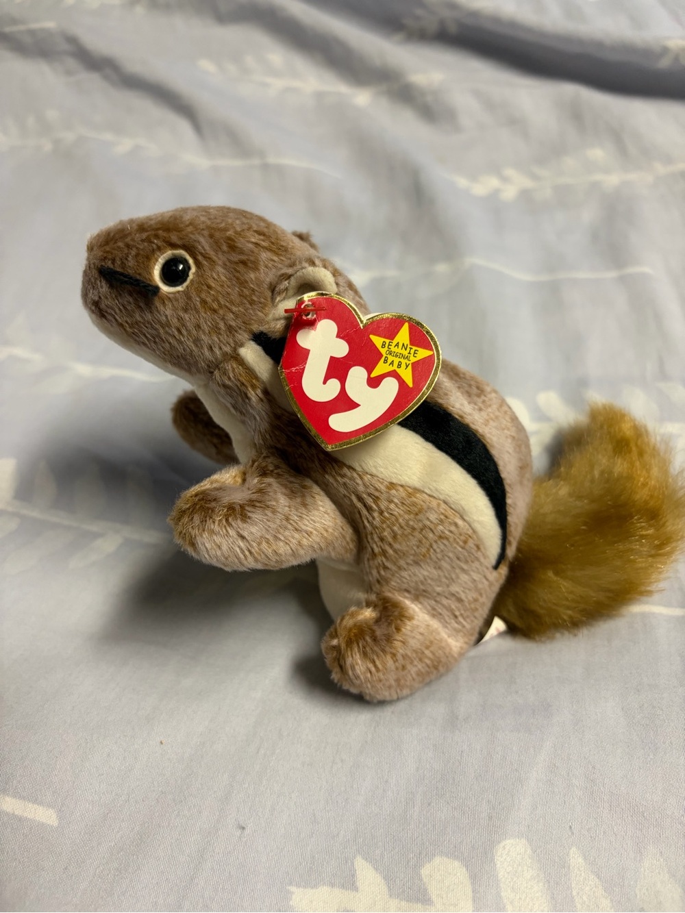 1999 Retired TY Beanie Baby Chipper Chipmunk w/ Tags Y2K Pop Culture Collectible